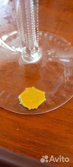 Хрустальные фужеры ГДР, графин