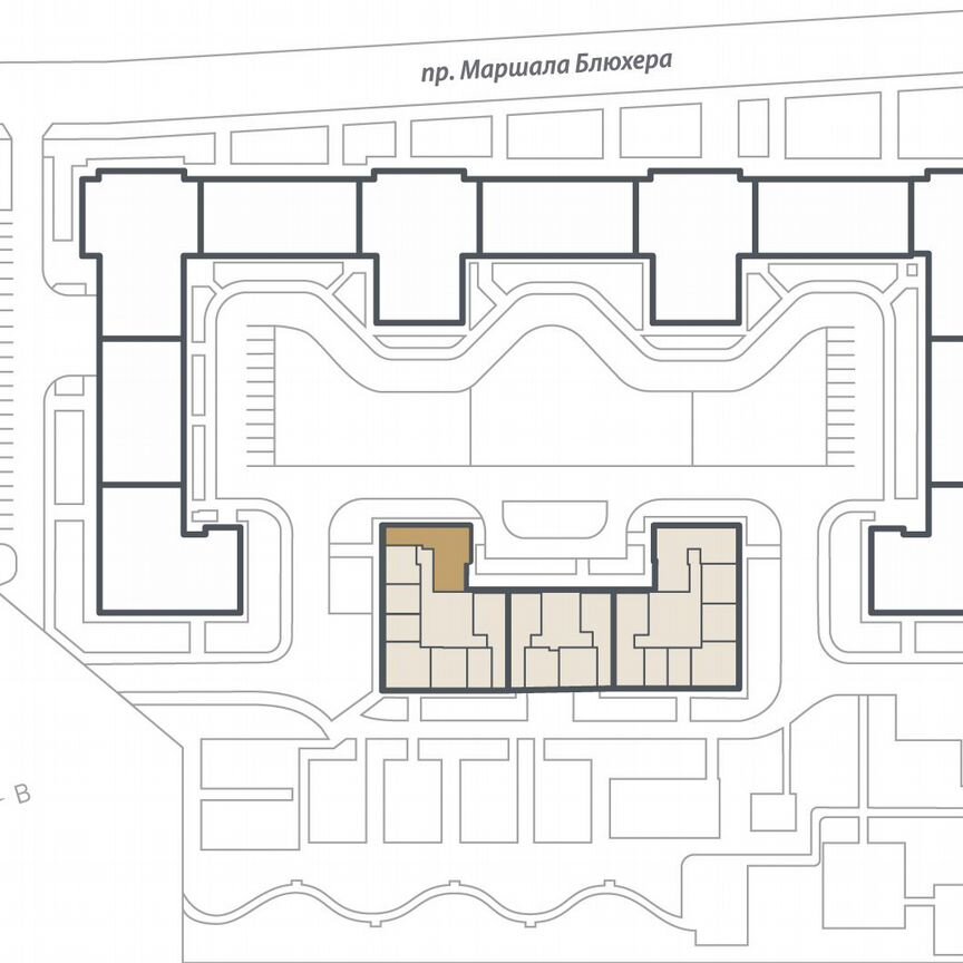 3-к. квартира, 85,5 м², 13/16 эт.