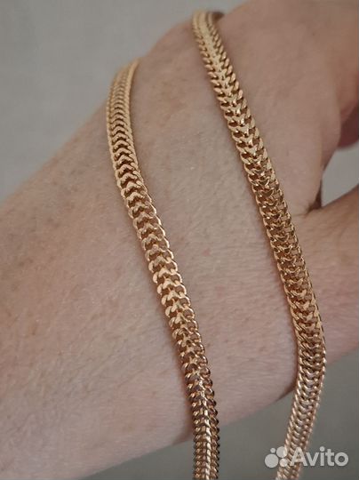 Цепь 45см, Xuping, медсплав