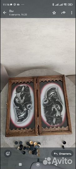 Нарды ручной работы новые