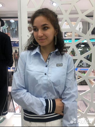 Подростковая рубашка школьная