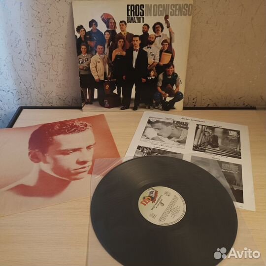 Eros Ramazzotti - In Ogni Senso. 1990. LP