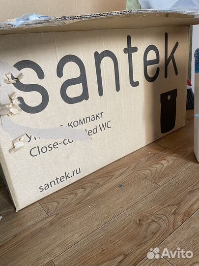 Унитаз santek новый