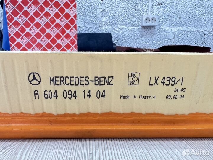 Воздушный фильтр Mercedes w202 оригинал