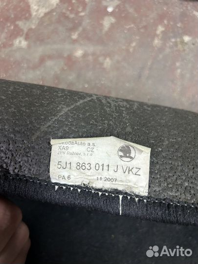 Текстильные коврики Skoda fabia