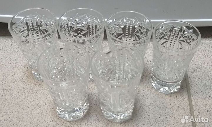 Хрустальные рюмки СССР