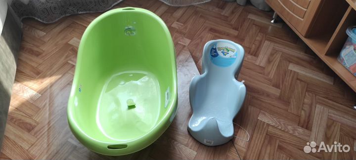 Ванночка для купания с горкой