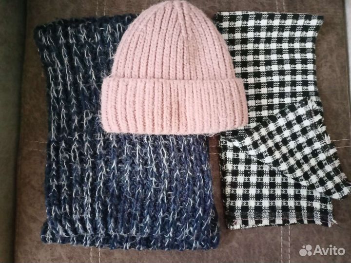 Шапка,шарфы,снуд