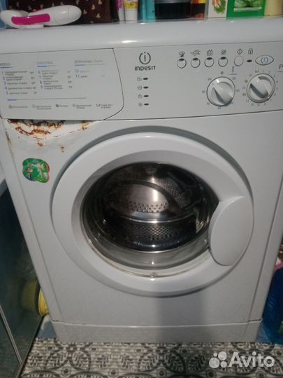 Стиральная машина бу indesit на запчасти
