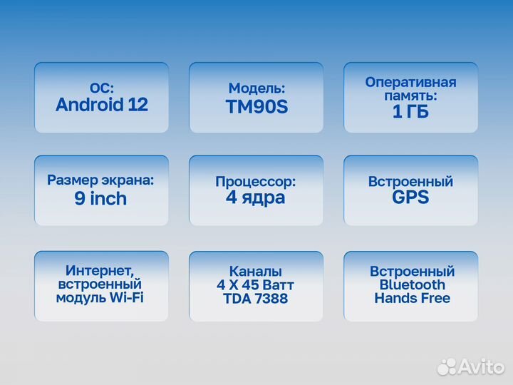 Автомагнитола Mekede M90S UAZ Patriot 2012-2016