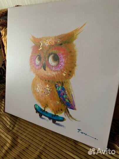 Картина на холсте интерьерный постер 60х60