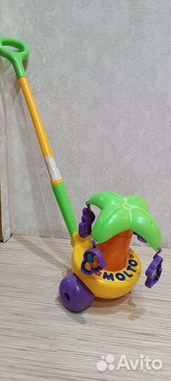 Игрушка каталка с ручкой 