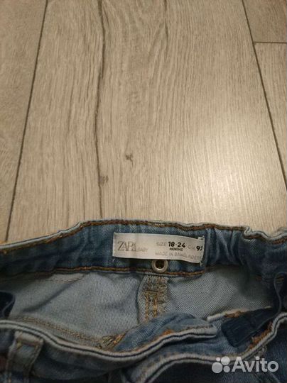 Джинсы zara для мальчика 86 92