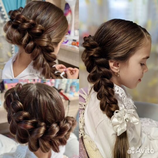 Косички и прически