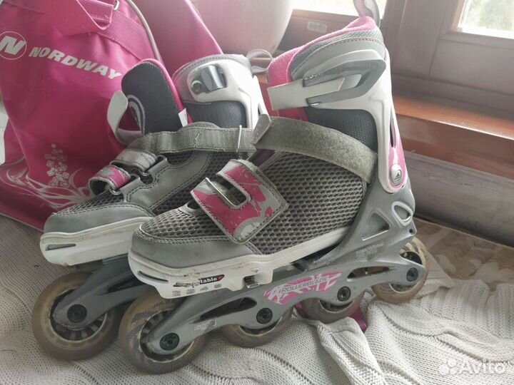 Ролики детские и шлем