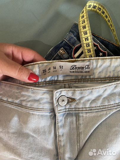 Шорты джинсовые 52-54-56 большого размера