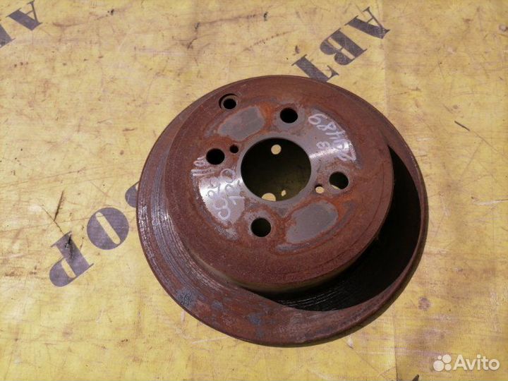 Диск тормозной задний Toyota Corolla 120 2001-2006