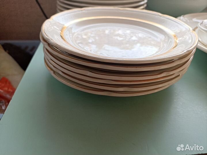 Сервиз столовый фаянс зик Конаково СССР