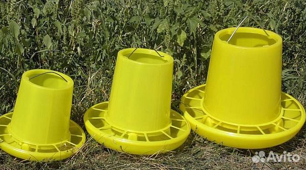 Кормушка бункерная для цыплят и перепелов 1кг