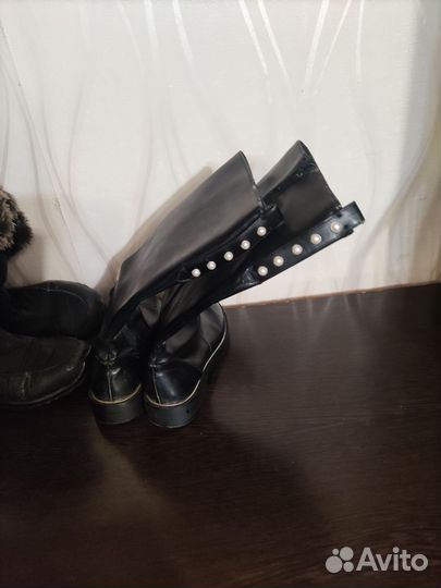 Сапоги детские размер 34