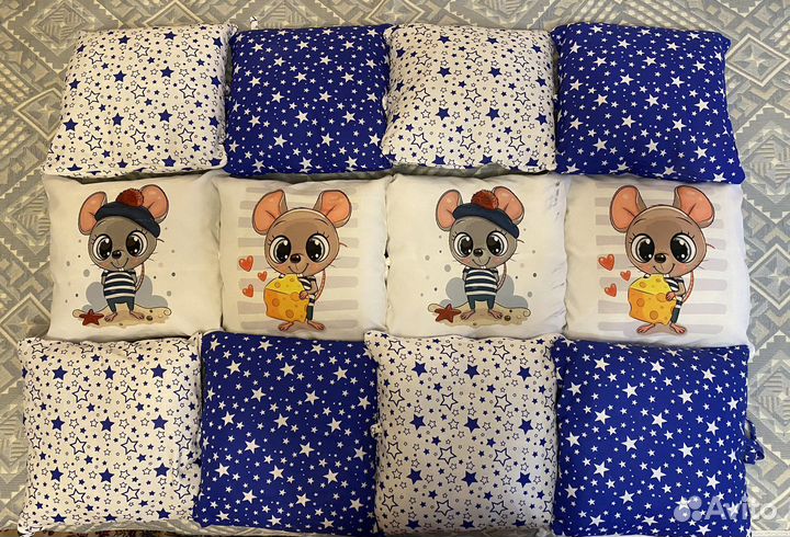 Бортики в детскую кроватку