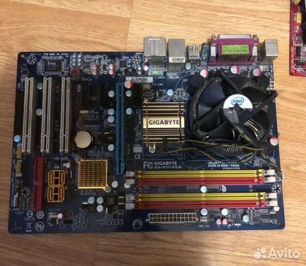 Мат/плата с проц. intel E6550 Core 2 Duo