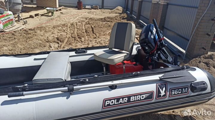 Лодка пвх polar bird 360M с мотором Suzuki 9.9