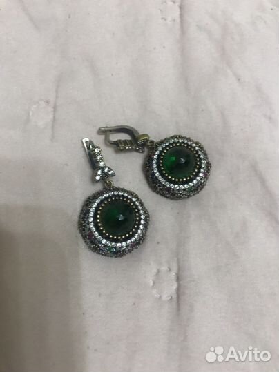 Серьги серебро