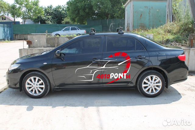 Багажник на крышу Toyota Corolla модельный крыло