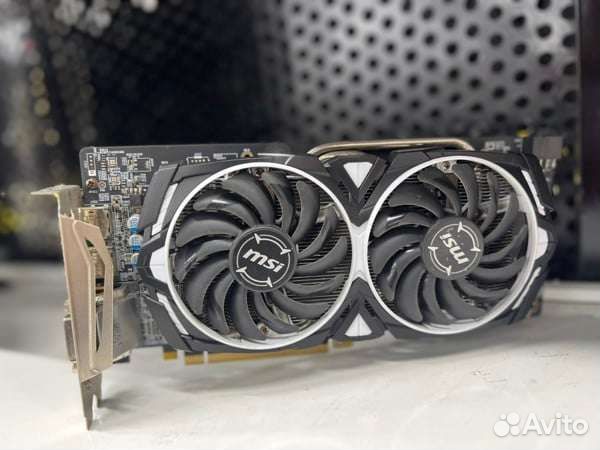 Видеокарта rx580 8gb msi armor