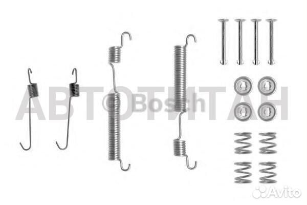 Ремкомплект барабанных тормозных колодок hyundai a