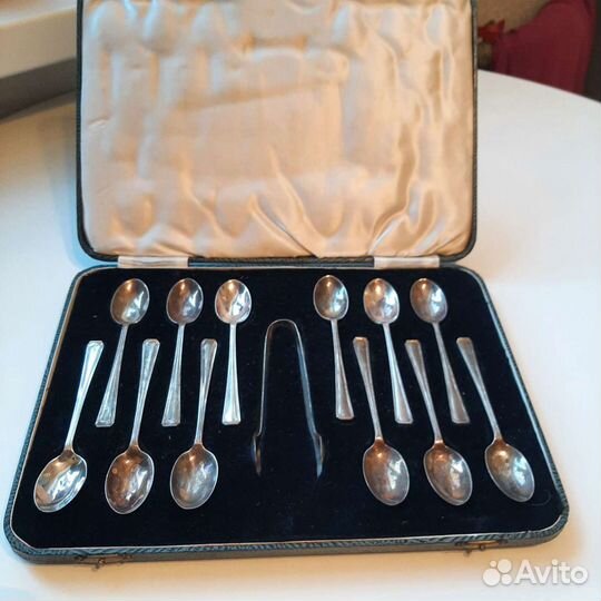 Набор чайных серебрянных ложечек