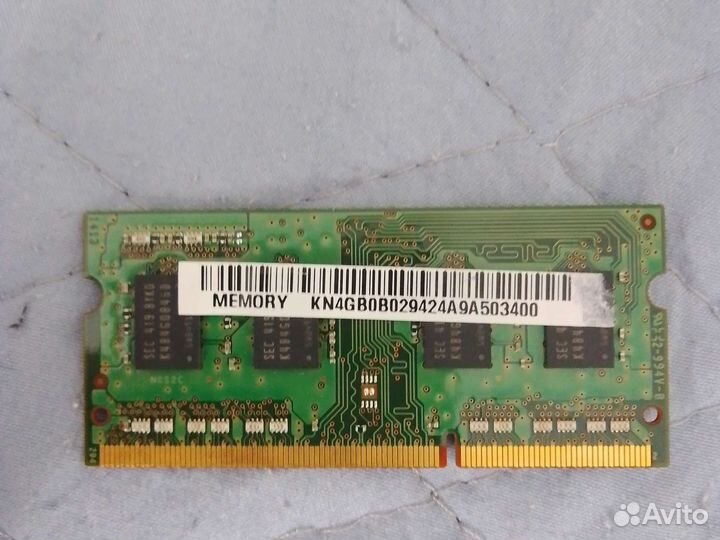 Оперативная память ddr3 для ноутбука 4gb