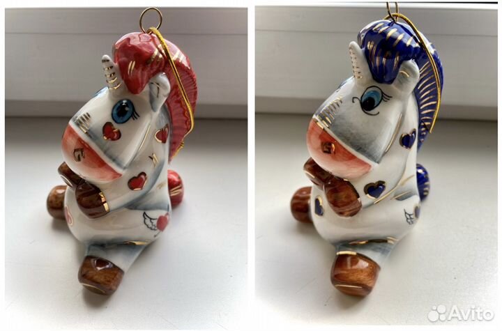 Елочная игрушка лефортовский фарфор