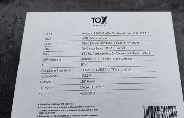 Tv приставка Tox 1, пульт G20S pro+настройка