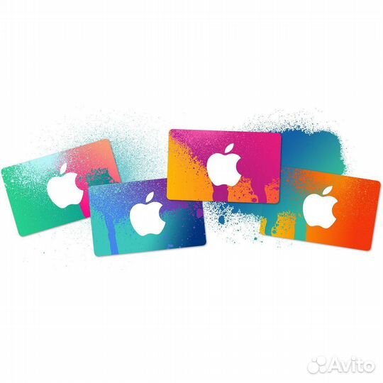 Карта пополнения Apple ID App Store iTunes iCloud