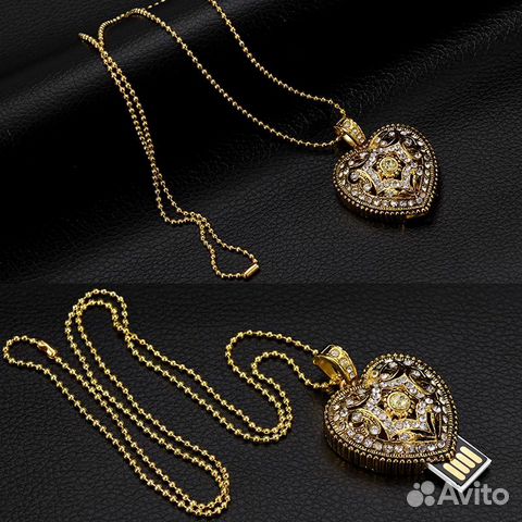 Подарок любимой. Флешка Сердце USB 32 GB