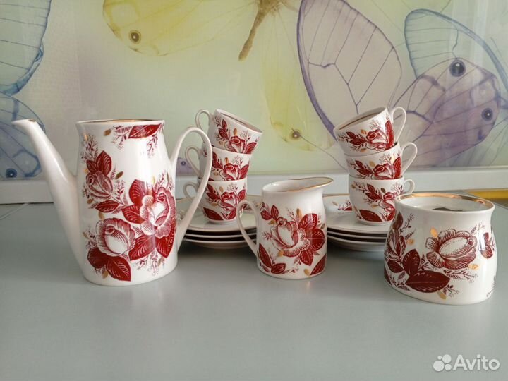 Фарфоровый сервиз вербилки