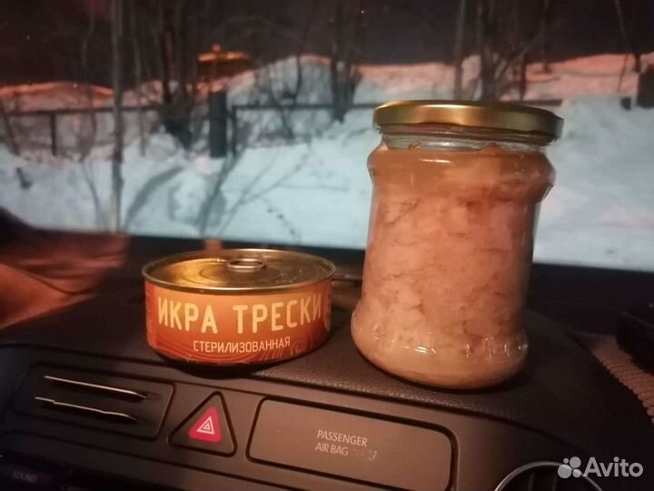 Печень трески и икра трески