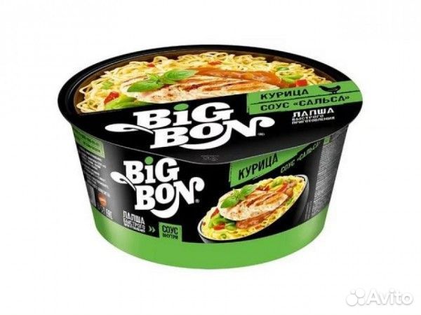 Лапша Биг Бон 85г курица + сальса