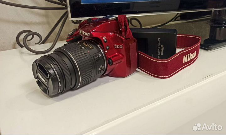 Nicon D 3200+обьектив.сумка