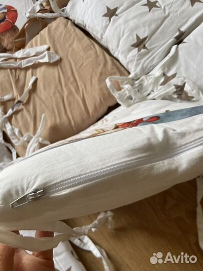 Бортики в кроватку + одеяло