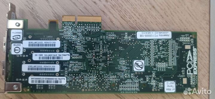 Карты FC SAN Sun Emulex LPE 11002