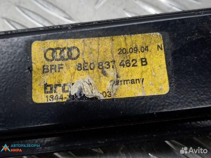 Стеклоподъемник передний правый Audi A4 B6 2004