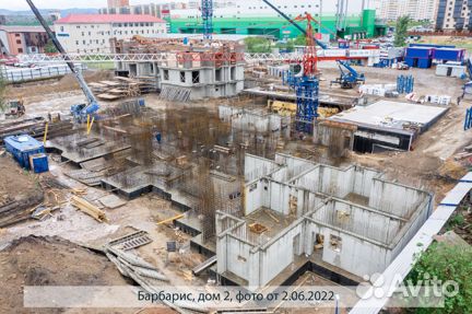 Ход строительства ЖК «Барбарис» 2 квартал 2022