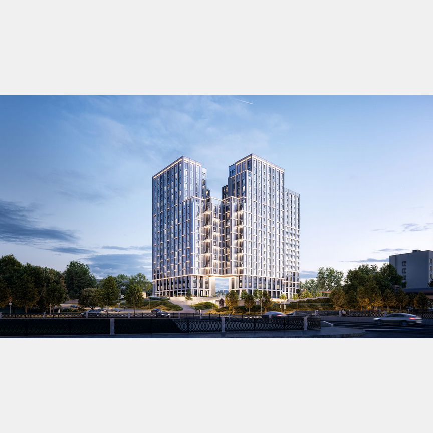 3-к. апартаменты, 71,8 м², 8/20 эт.