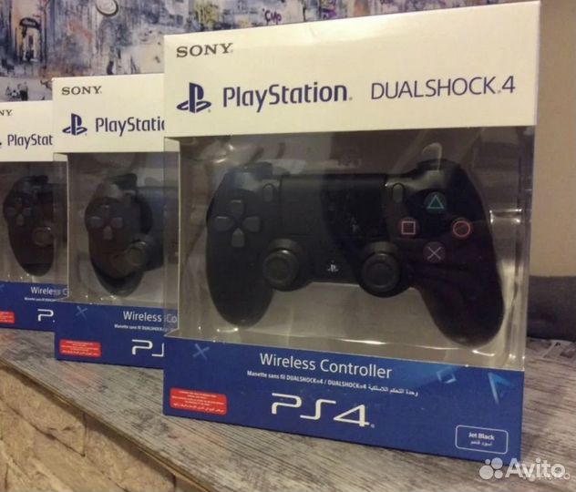 Джойстик Геймпад для Sony PS4(черный)