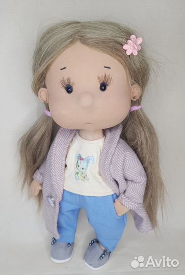 Текстильная кукла ручной работы