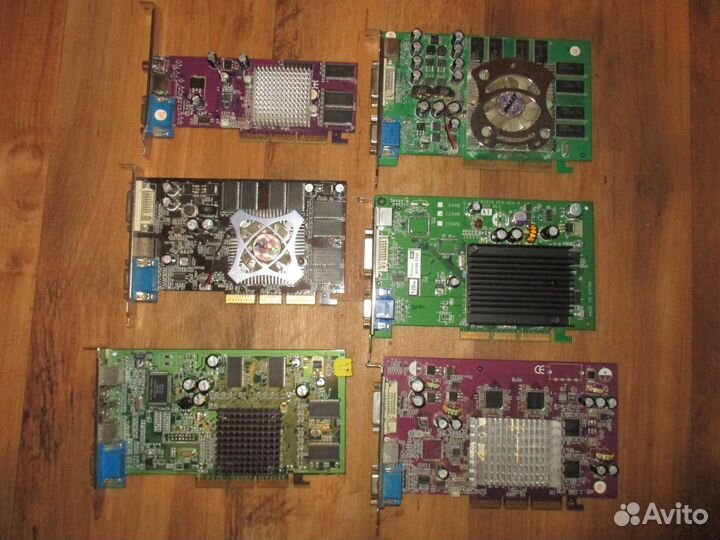 Видеокарты PCI и AGP