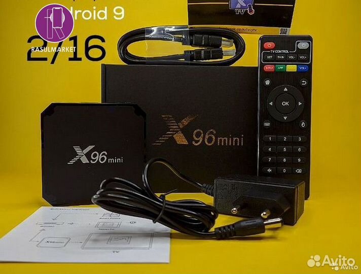 Смарт андроид тв X96 mini